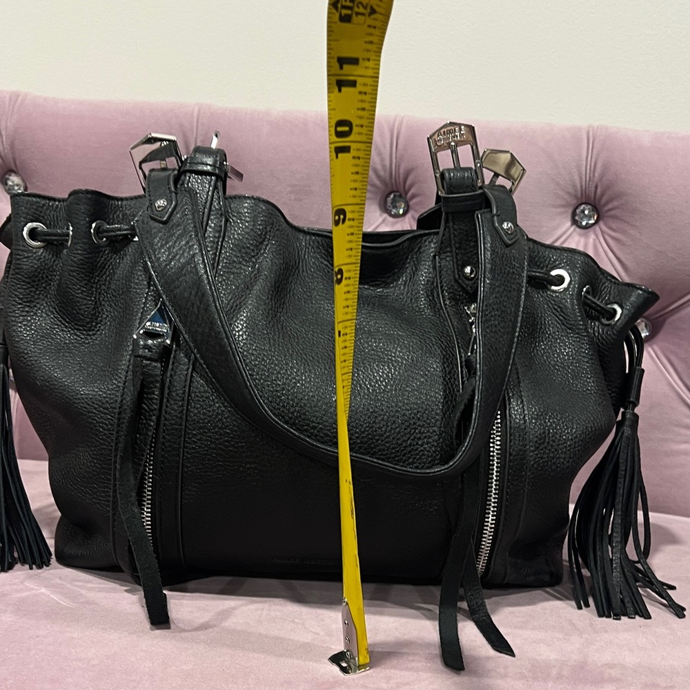 Aimee Kestenberg Black Leather Shoulder Bag - Picture 3 of 5